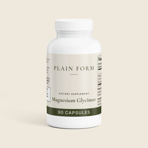Plain Form Magnesium Glycinate bottle