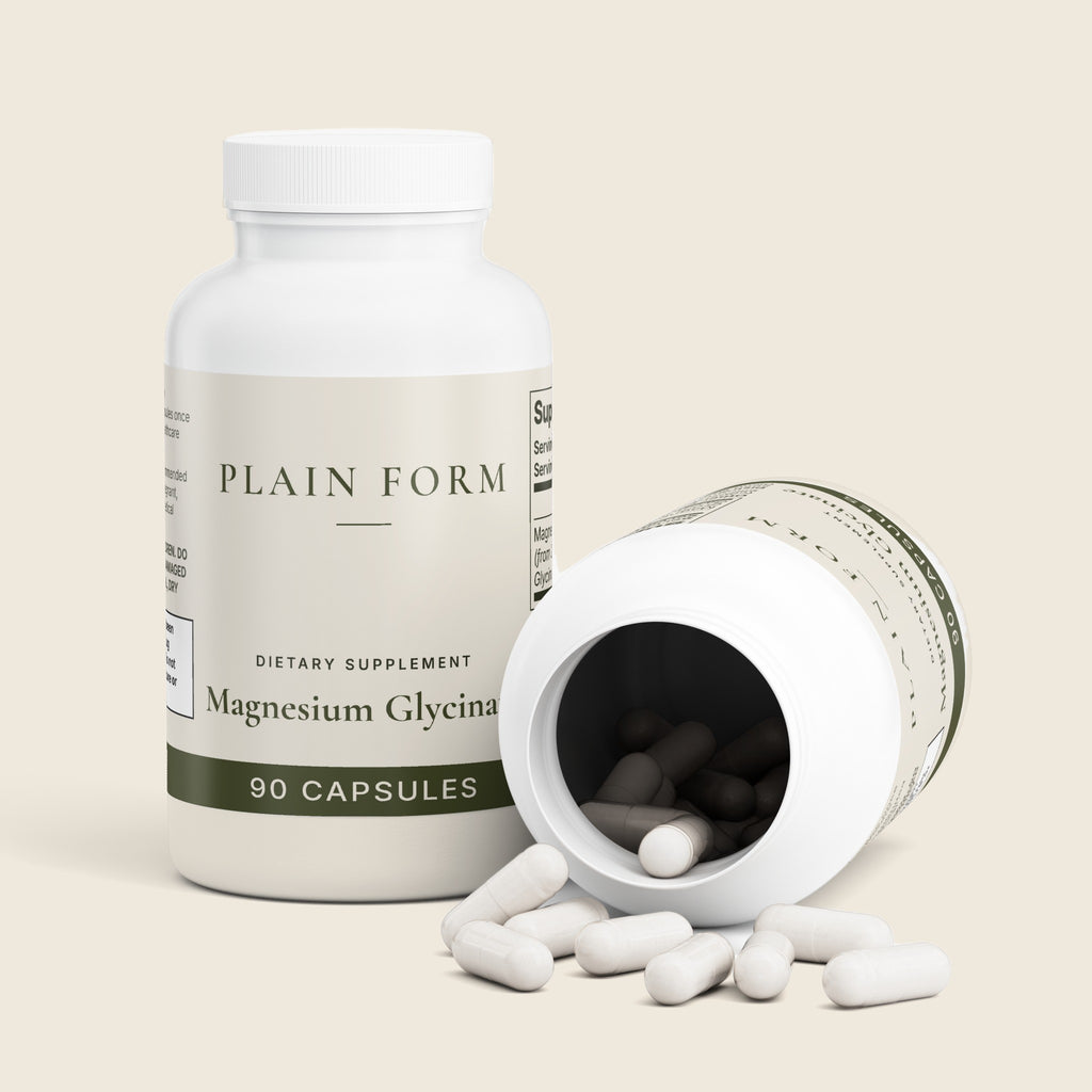 Plain Form Magnesium Glycinate bottle